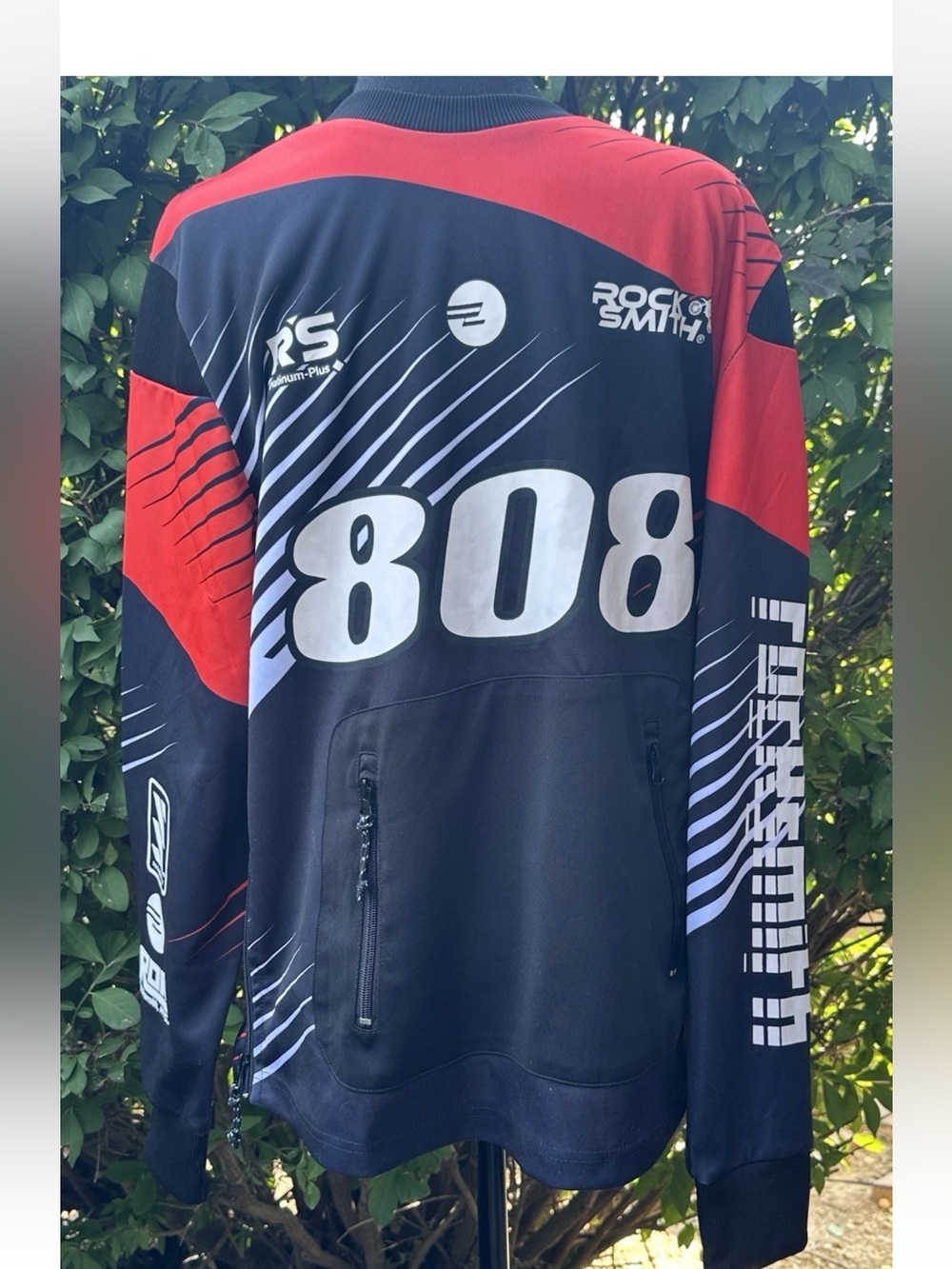 Rock Smith 808 Motor Cross Sweater Outfit Red Black Size Large
